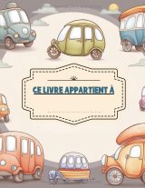 Livre de coloriage véhicules 3-8 ans – Moyens de transport (voitures, camions, avions, bateaux) – 72 pages en français