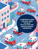 Livre de coloriage véhicules 3-8 ans – Moyens de transport (voitures, camions, avions, bateaux) – 72 pages en français