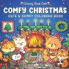 Comfy Christmas – Livre de coloriage mignon et cosy pour adultes et ados | Scènes hygge de Noël avec adorables animaux