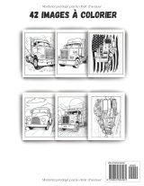 Livre de coloriage camions pour adultes – Poids lourds et remorques, impression 300 dpi, papier 90 g/m²