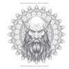 Créatures mythiques mystiques – Livre de coloriage Mandala, Volume 1 | 56 motifs ronds pour adolescents et adultes