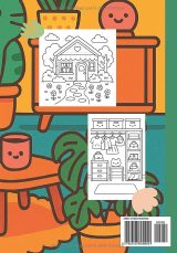 Ma Jolie Maison – Cahier de coloriage kawaii | Scènes de la maison et du jardin | Dès 4 ans