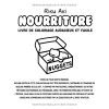 Nourriture – Livre de coloriage audacieux et facile | 40 illustrations dessinées à la main | Anti-stress adultes et enfants | Format carré 21,6 cm | 90 pages