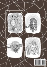 Mandalas Animaux Sauvages – Livre de coloriage relaxant pour adultes, 50 illustrations anti-stress