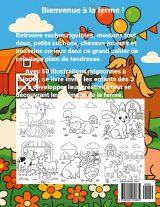 Cahier de coloriage Les Animaux de la ferme – 50 illustrations mignonnes à colorier dès 3 ans (grand format)