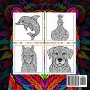 Animaux Relaxants Mandala – Cahier de coloriage adulte avec 50 illustrations anti-stress d’animaux sauvages et exotiques