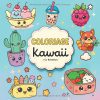 Coloriage Kawaii Enfants 4-12 ans – 40 Dessins Mignons: Animaux, Nourriture, Fêtes et Saisons | Livre d’activités créatif et apaisant