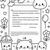 Coloriage Kawaii Enfants 4-12 ans – 40 Dessins Mignons: Animaux, Nourriture, Fêtes et Saisons | Livre d’activités créatif et apaisant