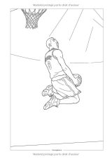 Livre de coloriage Basket-Ball A4 (21 x 29,7 cm) – 50 dessins originaux pour tous âges