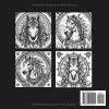 Mandalas Cheval Amérindien – Livre de coloriage anti-stress pour adultes et ados | 25 illustrations spirituelles d’animaux