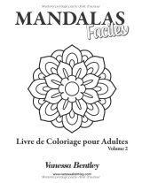 Mandalas Faciles – Livre de coloriage pour adultes, seniors et débutants | 50 mandalas simples en grand format – Volume 2
