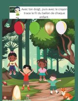 Cahier d’activités Nature Maternelle PS à GS (3-6 ans) – 100 jeux de graphisme, coloriage et numération – A4, 100 pages couleur