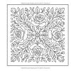 Mandalas Fleurs – Livre de coloriage pour adultes : 60 mandalas floraux apaisants avec textes inspirants, anti-stress, impression recto seul