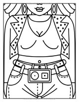 Cahier de coloriage Années 80 – Livre rétro pour adultes et ados | 60+ illustrations vintage: musique, mode, jeux vidéo et icônes pop