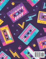 Cahier de coloriage Années 80 – Livre rétro pour adultes et ados | 60+ illustrations vintage: musique, mode, jeux vidéo et icônes pop