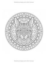 Chats en Mandalas – Livre de Coloriage Adulte | 89 Mandalas de Chats Anti‑Stress en Style Tribal et Géométrique, Grand Format