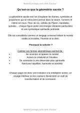 Mon cahier de coloriage – Géométrie sacrée : 77 dessins pour méditer, se détendre et éveiller sa créativité