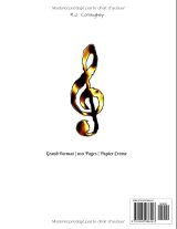 Cahier de Musique Inspiration & Composition – Grand Format, 100 Pages Papier Crème, 13 Portées, Couverture stylée Libellule
