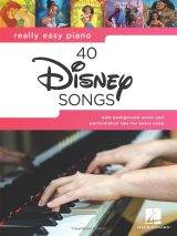 Really Easy Piano – 40 Chansons Disney | Partitions piano facile PVG (piano, voix, guitare) – Hal Leonard