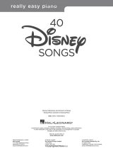 Really Easy Piano – 40 Chansons Disney | Partitions piano facile PVG (piano, voix, guitare) – Hal Leonard