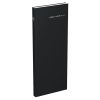 Agenda LECAS LONG JOURNALIER EUR/CTS 2026 - Format 14x35 cm, Couverture Rigide Noire