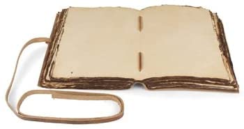 WANDERINGS Journal en Cuir Vintage Fait Main – Format 13x18 cm – Papier Antique Ponté – Idéal Écriture, Journal Intime, Notes, Dessin