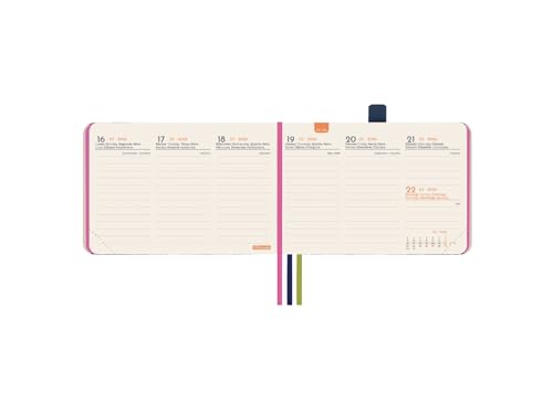 Agenda Impossible 2026 - Format Mini, Vue Hebdomadaire Verticale, Couverture Rigide Minimaliste
