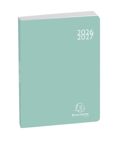 Agenda Journalier Exacompta Harmony 15x21cm Vert - Août 2026 à Juillet 2027