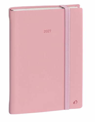 Agenda Quo Vadis 2027 Journalier 15x21 cm Pastel Rose - Organisation Complète