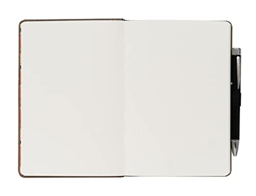 Carnet de Notes A5 Jurassic Park avec Stylo Inclus - Design Pointillé, Couverture Rigide et Fermeture Magnétique