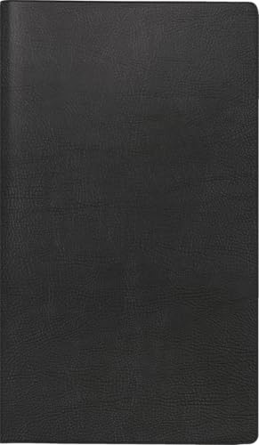 Agenda de Poche 2026 - Format A6 - Cuir Synthétique Noir - rido/idé