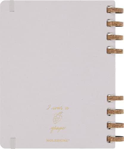 Moleskine Agenda Non Daté Spirale XL Crush Grape - 12 Mois, Couverture Rigide