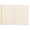 Carnet Souple Agenda Perpétuel Rhodia A5 Noir - 128 Pages Ivoire 90g/m² - Simili Cuir Rhodiarama