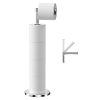 Porte Papier Toilette sur Pied en Acier Inoxydable - Design Élégant et Pratique pour Salle de Bain et Cuisine