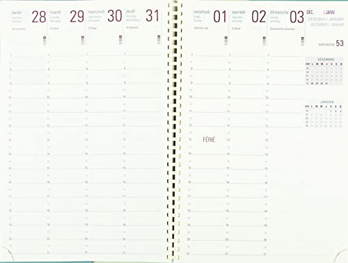 Lot Agenda Civil 2027 Lady 27 S Oberthur 1 Semaine sur 2 Pages + Stylo Stylus Touch Blumie