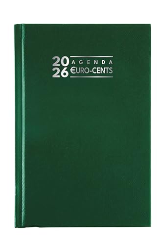 Agenda Journalier Bureau Euro et Cents 2026 - Exacompta 13,5 x 21 cm