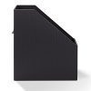 Rössler S.O.H.O. Porte-revues A4 avec poignée Noir - Organisation Élégante pour Bureau et Maison
