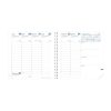 Agenda Quo Vadis Exécutif S 2025 Daisy - Semainier Spiralé 16x16cm Multicolore