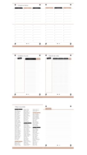 Agenda Scolaire Oxford Editions Green 12x18cm - 1 Jour par Page, 352 Pages, Septembre 2022-2023, Thème Nature Éco-Responsable