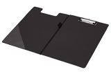 Q Connect Porte-bloc A4 PVC Noir avec Poches - Organisation et Praticité