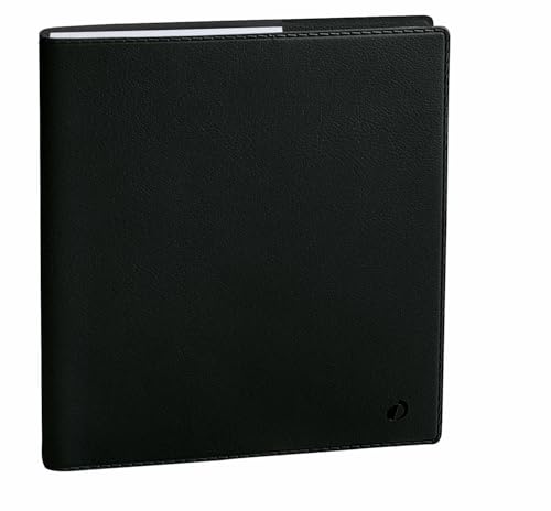 Agenda Exécutif Quo Vadis Toscana 2026 Noir - Semainier Planning 16x16 cm