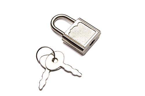 Journal Secret à Cadenas avec 2 Clés - 14,5 x 18 cm, 128 Pages