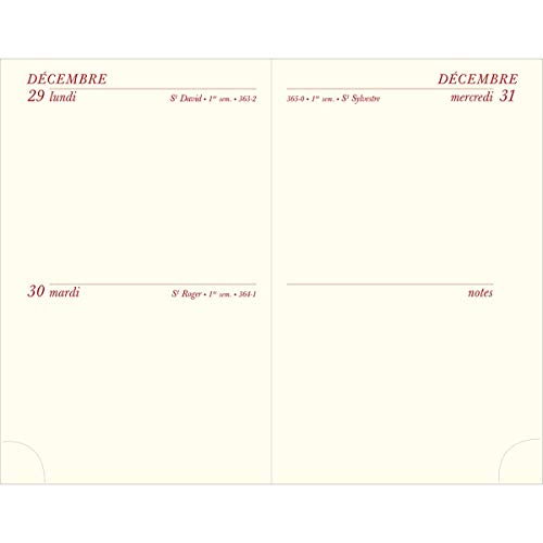 Agenda de poche Mini 11 Exacompta Winner 2 jours/page, 7.5x11.5 cm, Janvier à Décembre 2026, Tranche Or