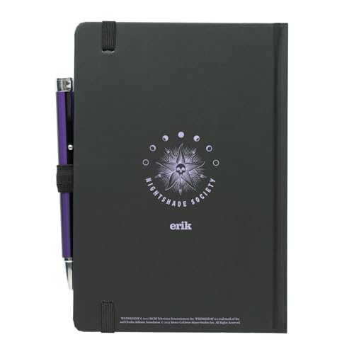 Carnet de Notes Mercredi Addams A5 Pointillé avec Stylo Inclus - Idéal pour Journaling et Fournitures Scolaires
