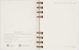 Moleskine Agenda Non Daté Spirale XL Crush Grape - 12 Mois, Couverture Rigide