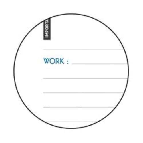 Agenda Forum Work & After Vérone 2025-2026 Journalier 10x15 cm Rouge - Exacompta