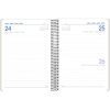 Q Kalon Agenda 2026 A5 : 1 Jour par Page, Multilingue (FR, ANG, ESP, ALL), Reliure Anneaux, Design Protecteur