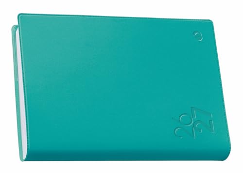 Agenda Scolaire Quo Vadis Touch 2026-2027 Journalier Multilingue Bleu 12x17 cm - Papier Clairefontaine