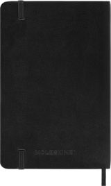 Moleskine Agenda Hebdomadaire 2026, Format Pocket 9x14, Couverture Souple Noire, 12 Mois avec Espace Notes