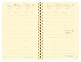 Agenda Quo Vadis 2026 Prestige 16 S Impala Noir - Semainier 12 mois Mi-décembre à Décembre - 9x16cm